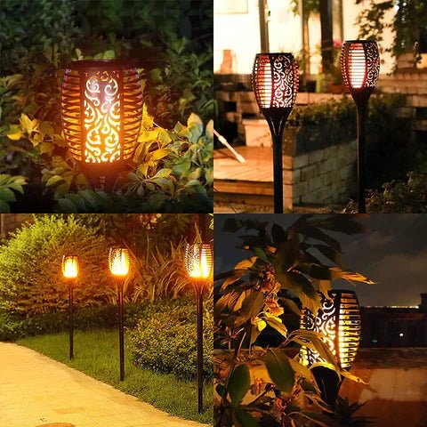 Openwork Outdoor Torch Lamp – product view