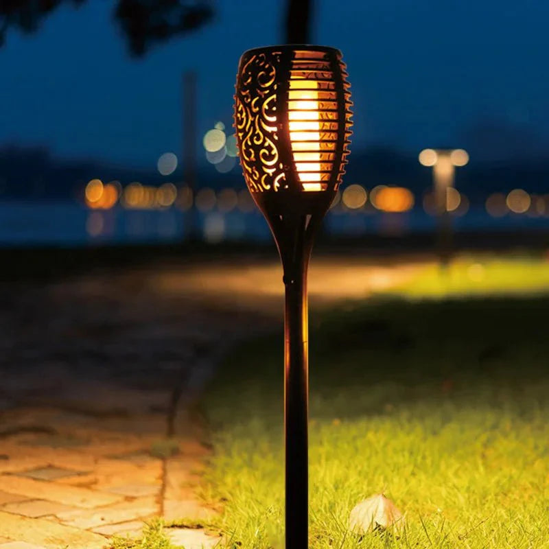 Openwork Outdoor Torch Lamp – product view