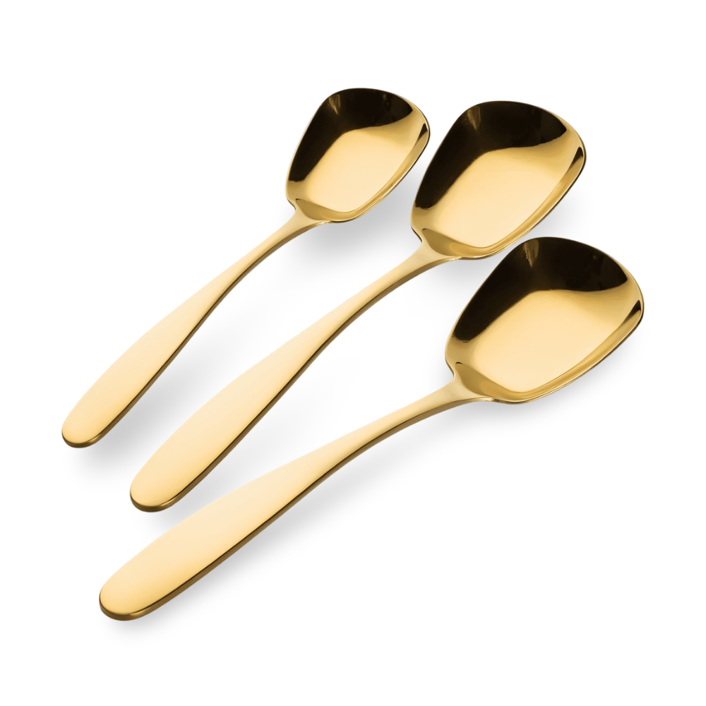 3-Piece Stainless Steel Serving Spoon Set – Product view 3
