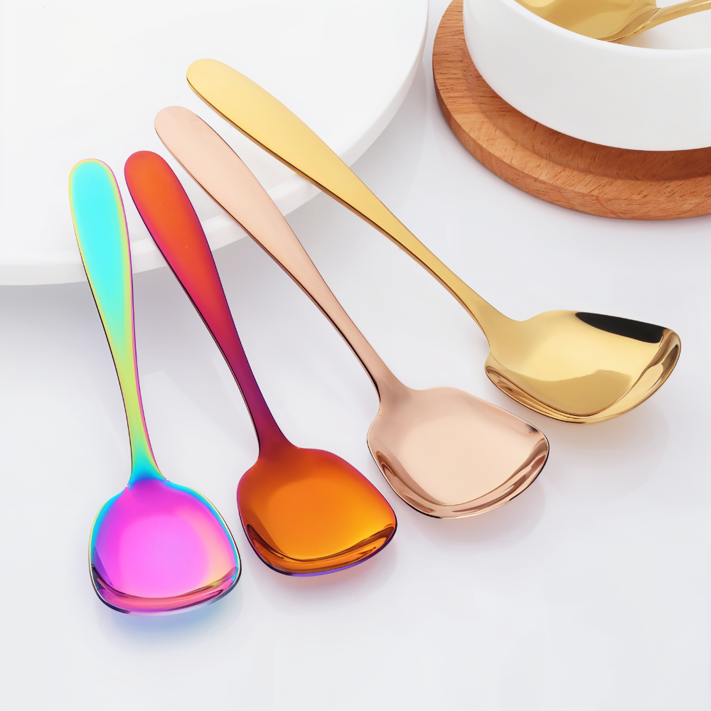 3-Piece Stainless Steel Serving Spoon Set – Product view 5