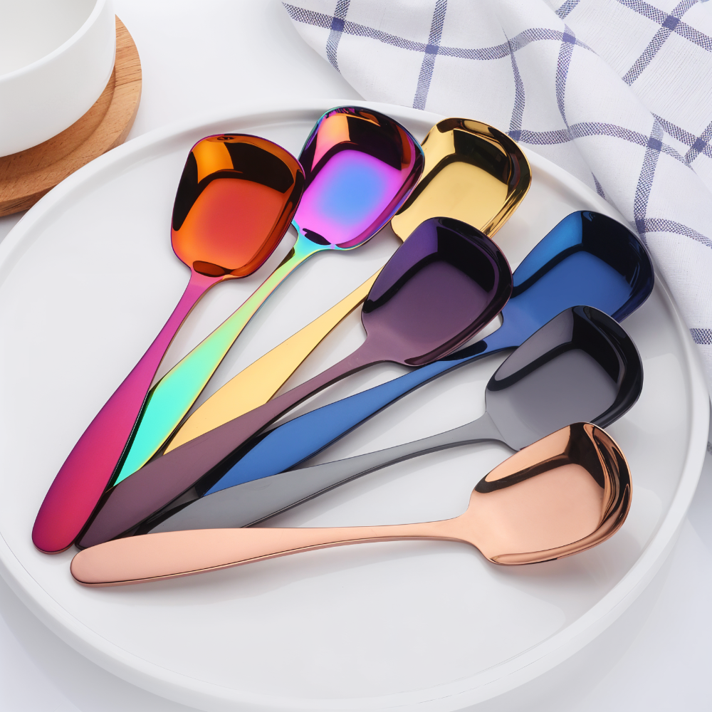 3-Piece Stainless Steel Serving Spoon Set – Product view 6