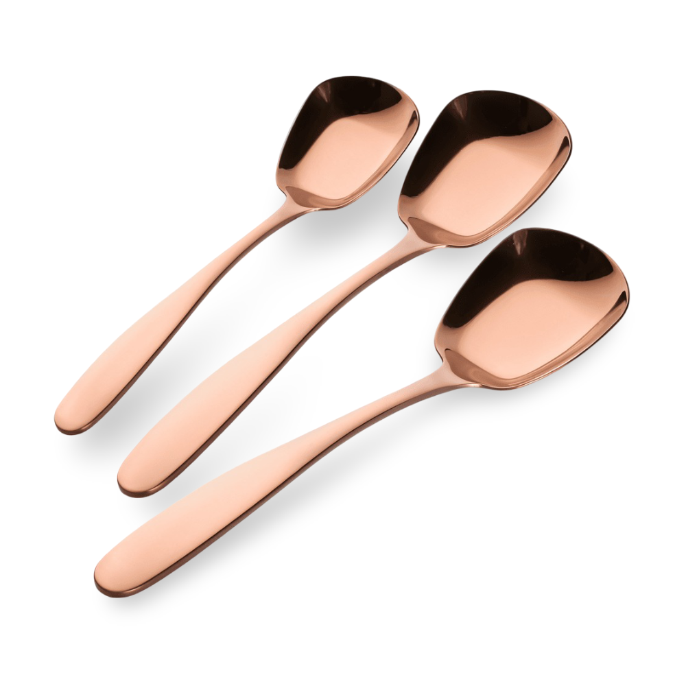 3-Piece Stainless Steel Serving Spoon Set – Product view 2