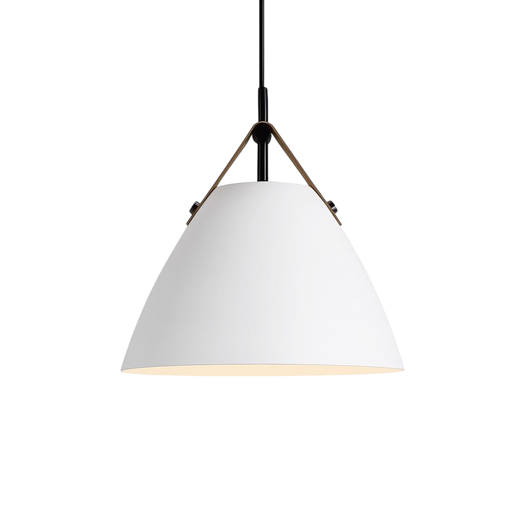 Scandinavian Classic Colorful Pendant Lamp – White