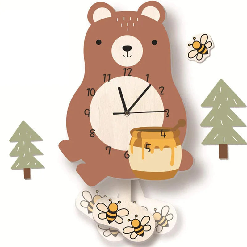 Children's Animal Wall Clock – Product view 6