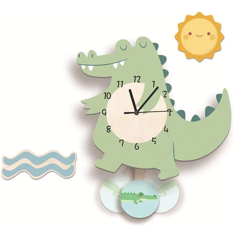 Children's Animal Wall Clock – Product view 4