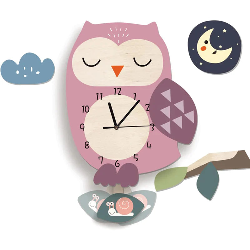 Children's Animal Wall Clock – Product view 5