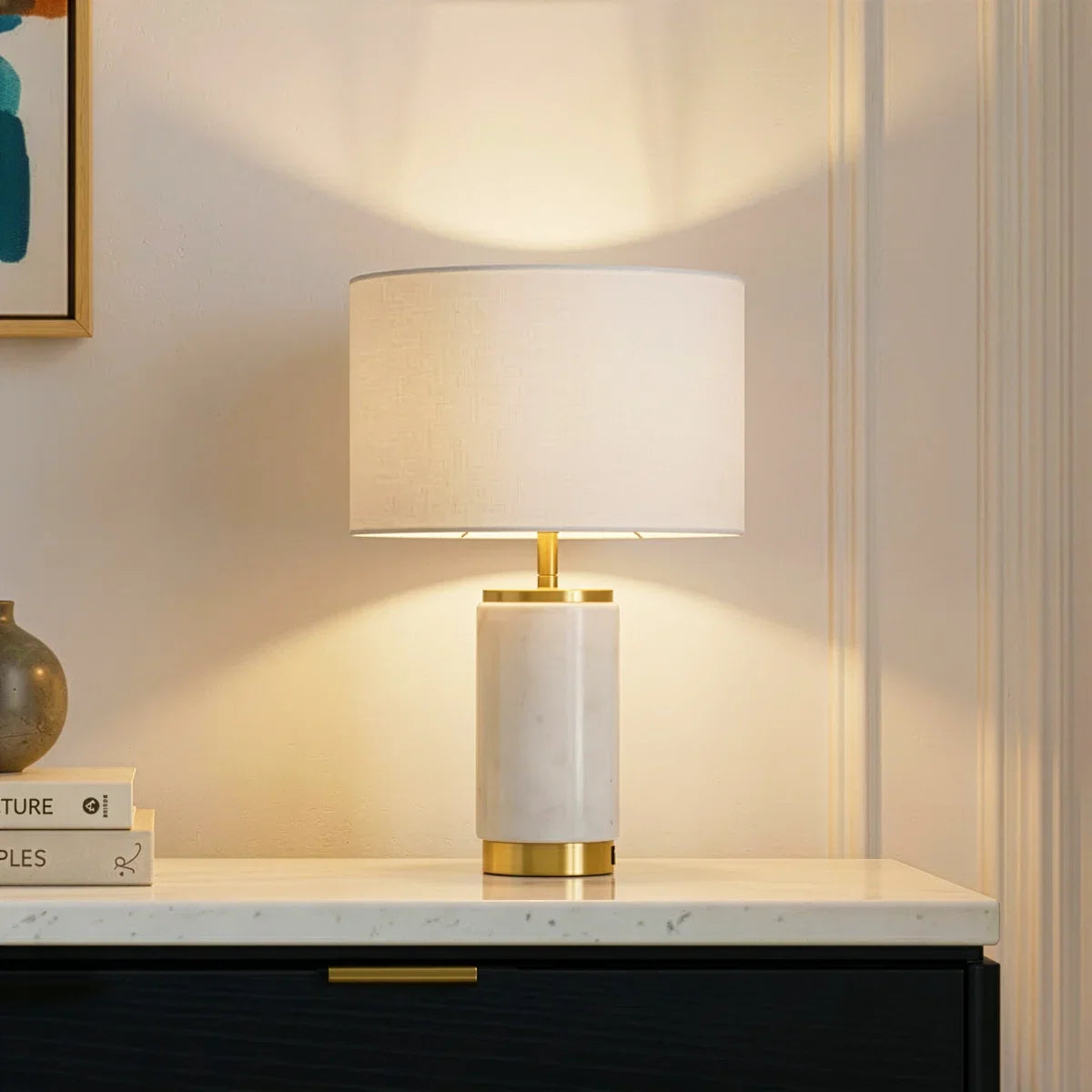 LED Table Lamp with USB Charging – Main product image