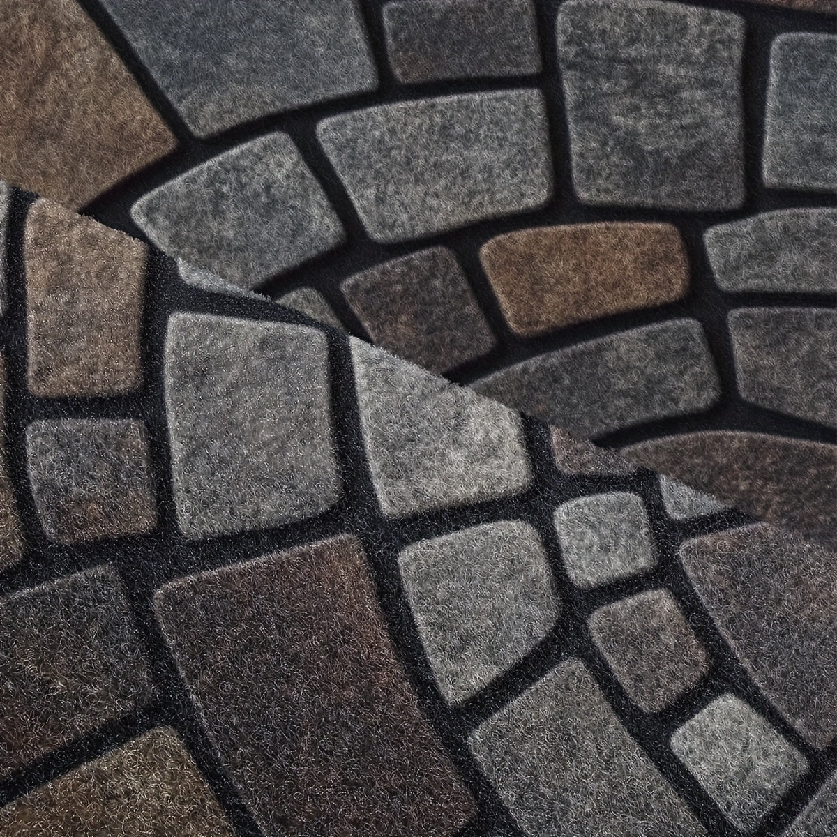 Half Circle Mosaic Door Mat
