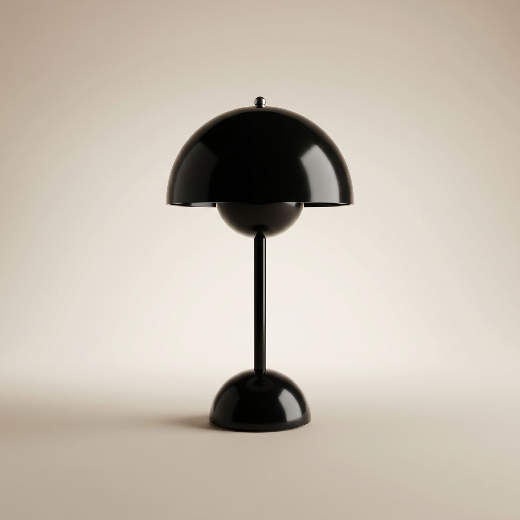 Cordless Dome Touch Lamp – Cordless Dome Touch Lamp – Black