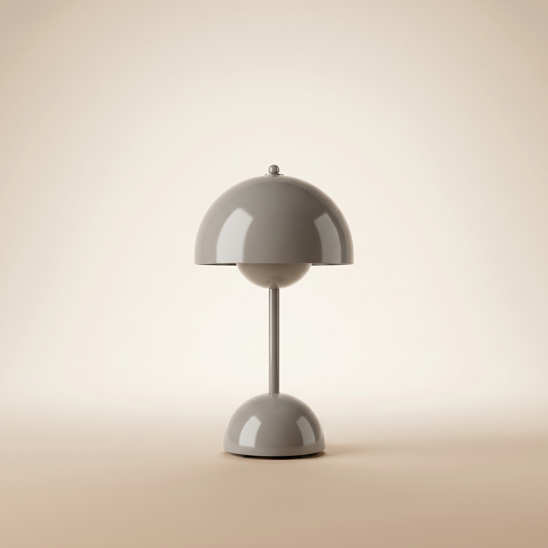 Cordless Dome Touch Lamp – Cordless Dome Touch Lamp – Grey