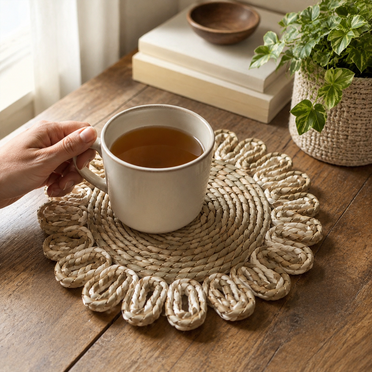 Decorative Woven Placemat - Styled Room Scene