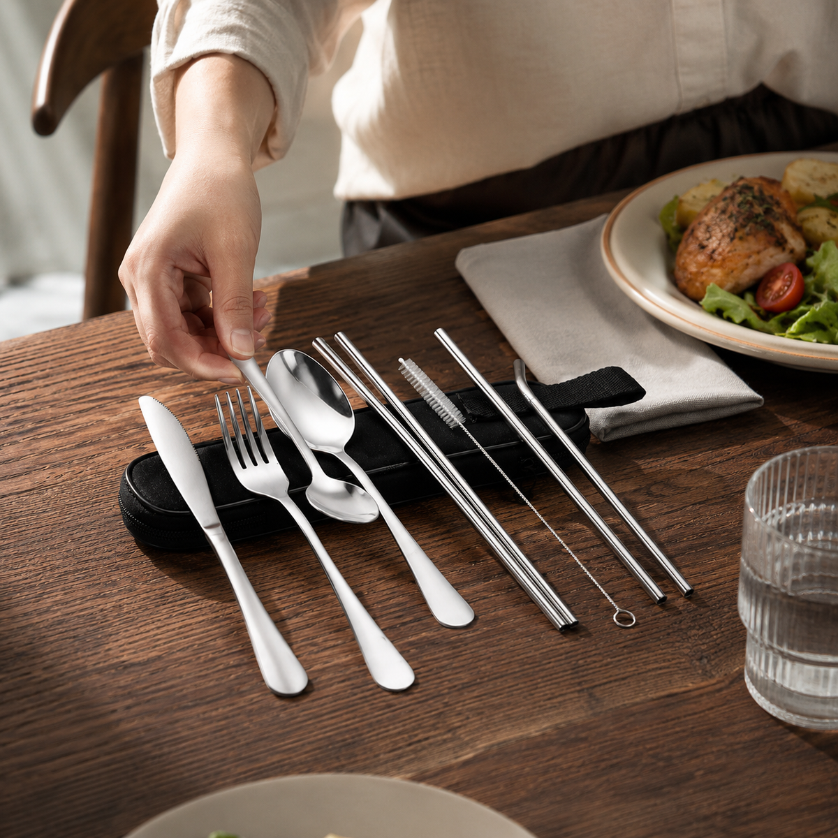 Travel Cutlery Set - Styled Room Scene
