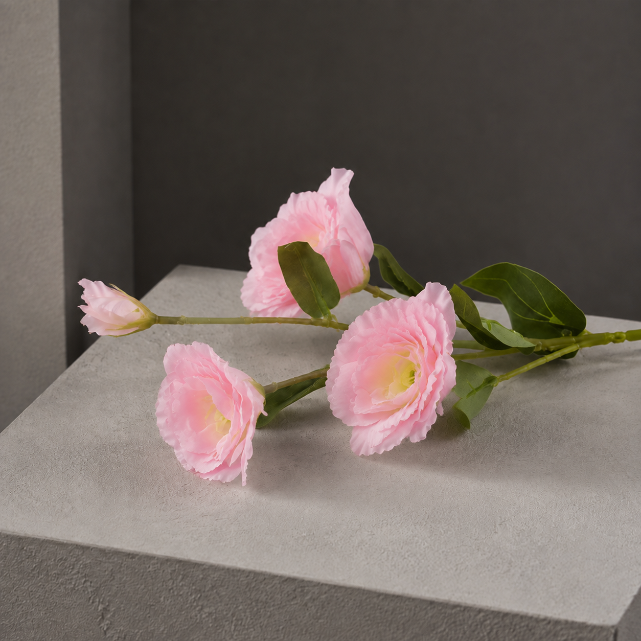 Artificial Lisianthus Flower Stem - Light Pink