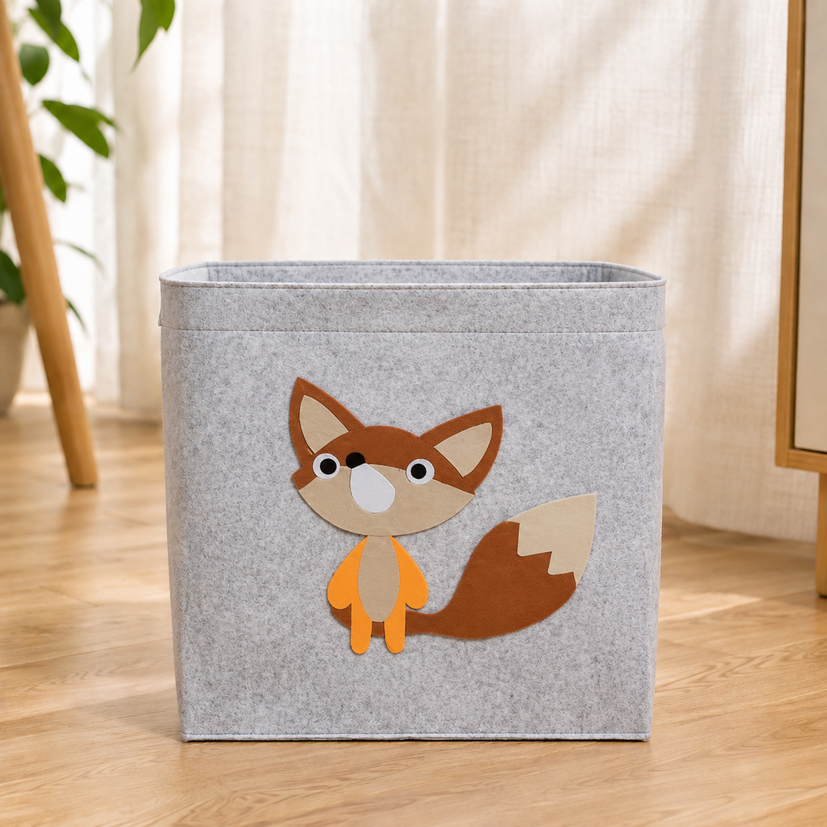 Felt Storage Basket - Fox