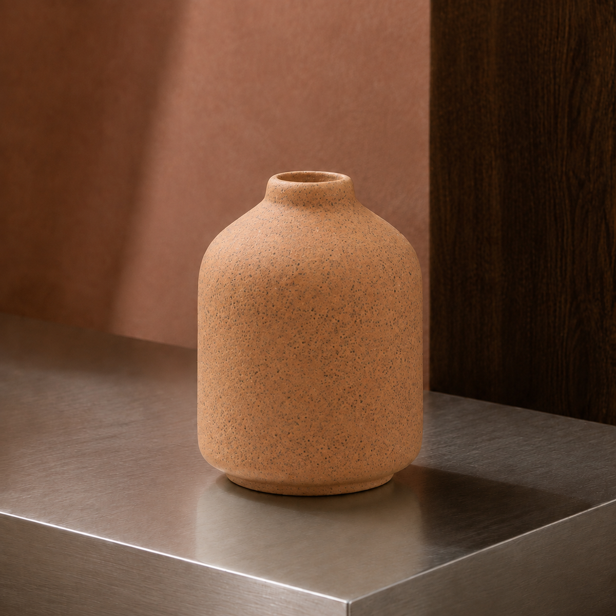 Speckled Ceramic Vase - Terracotta Speckle