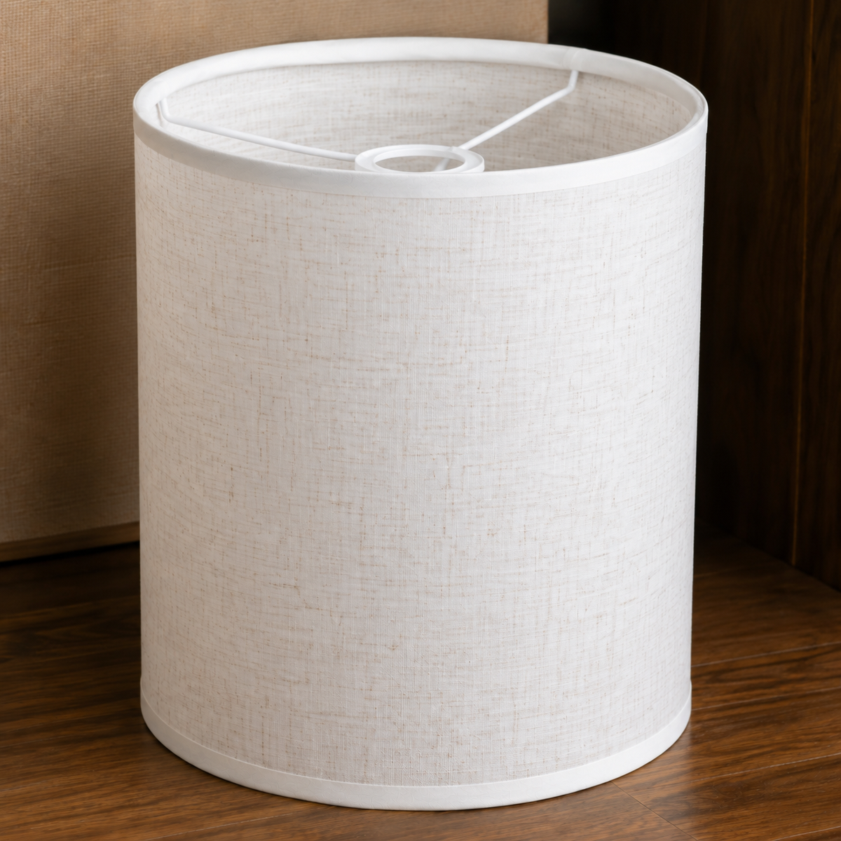 Linen Lamp Shade - White