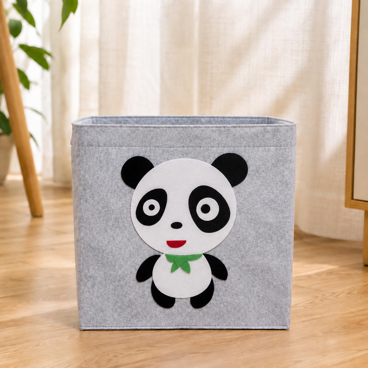 Felt Storage Basket - Panda