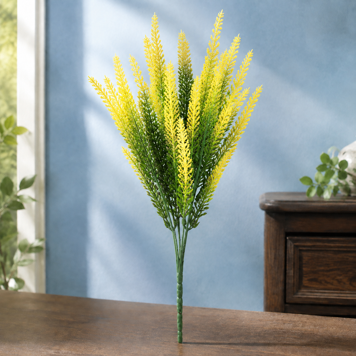 Artificial Lavender Stems - Yellow