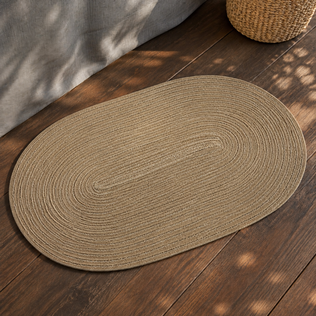 Textured Woven Placemat - Khaki