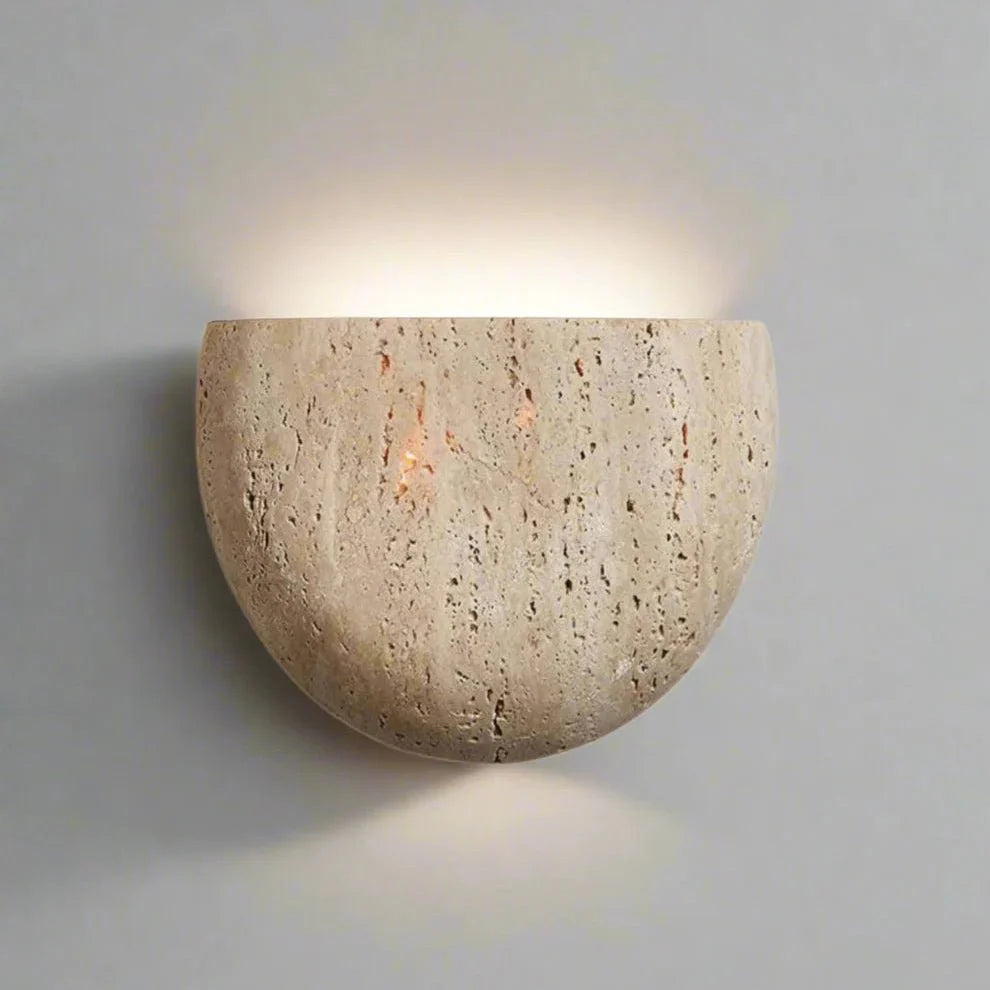 Natural Stone Wall Sconce