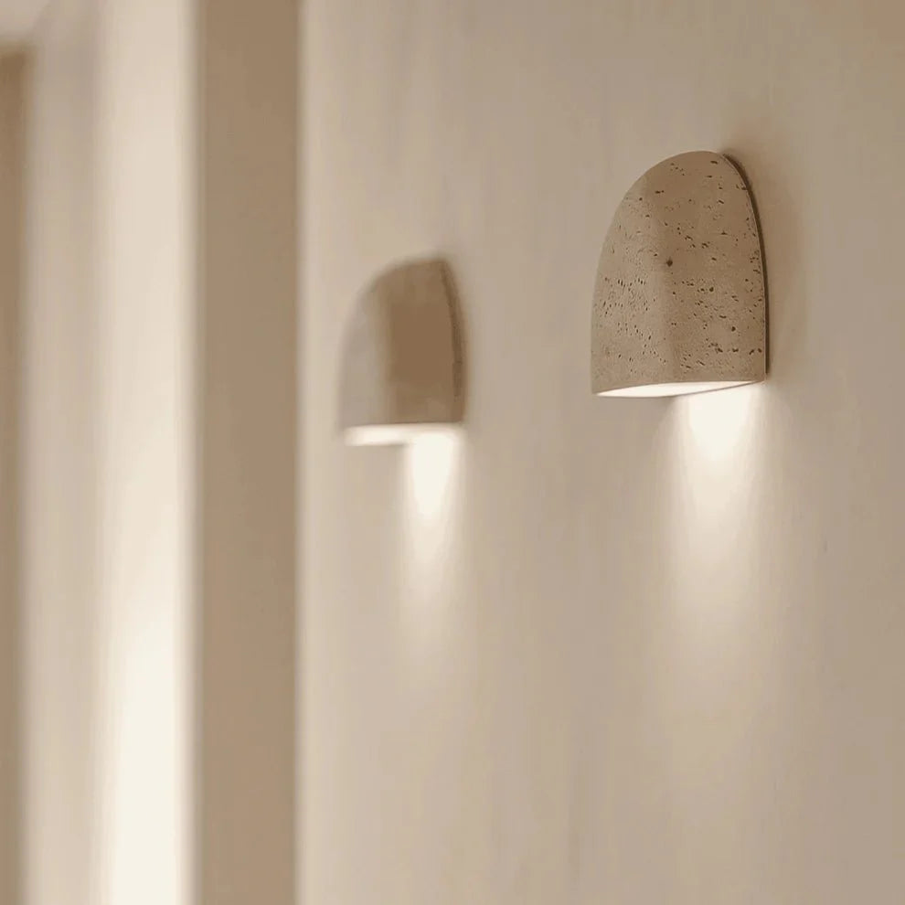 Natural Stone Wall Sconce