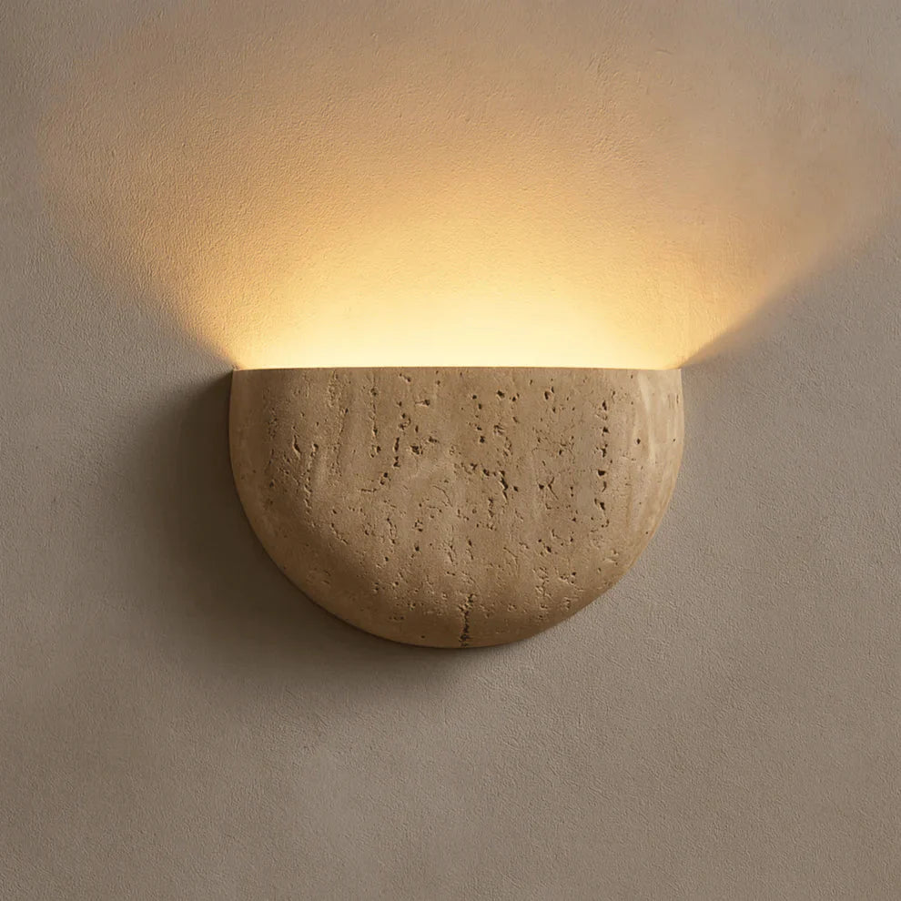 Natural Stone Wall Sconce