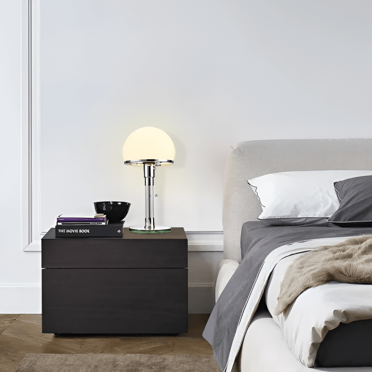Bauhaus Glass Table Lamp