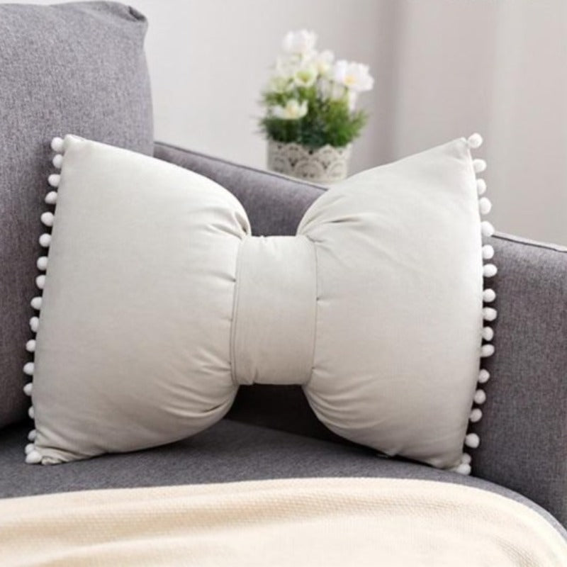 Bow-Shaped Cushion