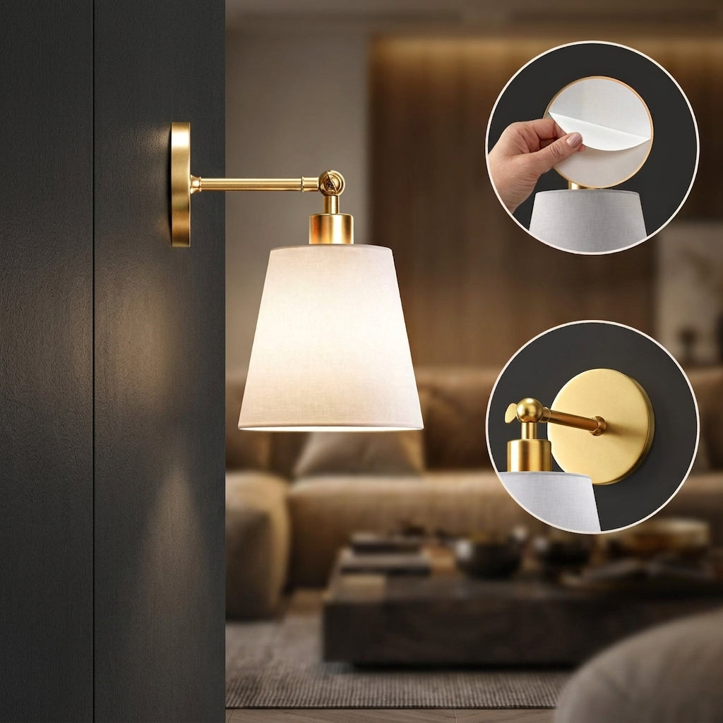Conical Shade Mirror Wall Light – product view